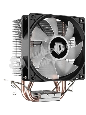 Кулер для процессора ID-COOLING SE-902X-B LGA1851/1700/1200/115X/AM5/AM4 (30шт/кор, TDP 100W, PWM, 2 тепл.трубки прямого контакта, Blue LED FAN 92мм) RET