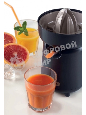 Соковыжималка Ariete 00C041700AR0 темно-серый/чёрный, цитрусовая, 40 Вт, 500 мл, механическое