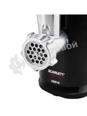 Мясорубка электрическая Scarlett SC-MG45S71 черный, 1800 Вт, 2.0 кг/мин, реверс, защита от перегрузки, насадки - 4
