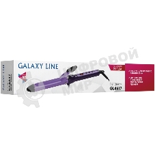 Щипцы для завивки волос Galaxy LINE GL4617 фиолетовый, 25 мм, 100-220 °C, 13 режимов