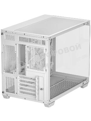 Компьютерный корпус Deepcool CG330 3F WH без БП, боковое окно (панорама), 3x120мм ARGB PWM вентилятора, белый, mATX (R-CG330-BKNGM3-G)