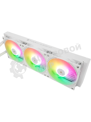 Водяное охлаждение для процессора Water Cooling System Thermalright Frozen Warframe 360 Ultra White Argb (360мм, White, ARGb/Fans: 3x120мм, 70.84CFM, 29.8dBA, 2000RPM/Pump height 60мм, 23dBA, 3000RPM, Rad thickness 27mm/S: 1200, 1700, 1851, 2011, 2066, 115X, AM5, AM4)