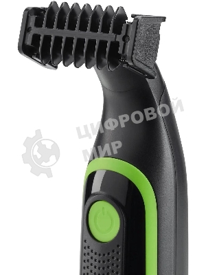 Машинка для стрижки Polaris PHC 0303RB черный/лайм 240Вт