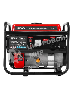 Генератор бензиновый MTX RS-1500, 1,1 кВт, 230В, ручной стартер