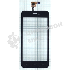 Сенсорное стекло (тачскрин) для Explay Craft, черное