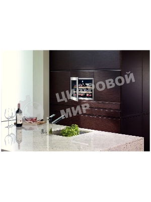 Встраиваемый винный шкаф Liebherr WKEes 553-26 001, нержавеющая сталь