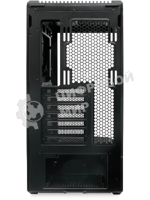 Компьютерный корпус без блока питания HSPD F711-TGbK, Panoramic Full Tower, Black, TG, 0.7 SPCC, no fans ATX, mATX, mITX 190/420/280мм 2x2.5
