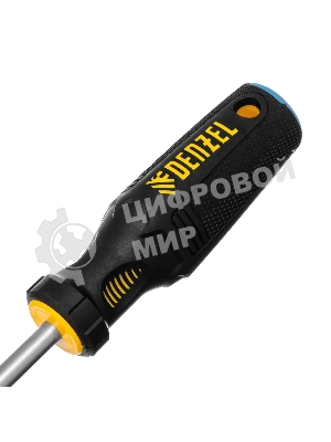 Отвертка Denzel SL8x150 мм, S2, 3к рукоятка