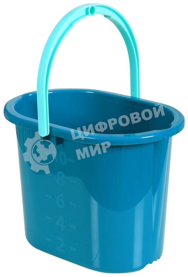 Ведро HAUSMANN HM-1083 для мытья полов 10л, зеленый