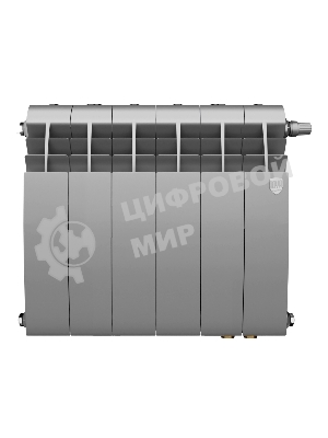 Радиатор Royal Thermo BiLiner 350 Silver Satin VR80 - 6 секц.