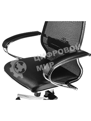 Кресло Метта Comfort S Infinity Easy Clean сет./экокожа с подголов. крестов. металл хром (комплект 1 шт)