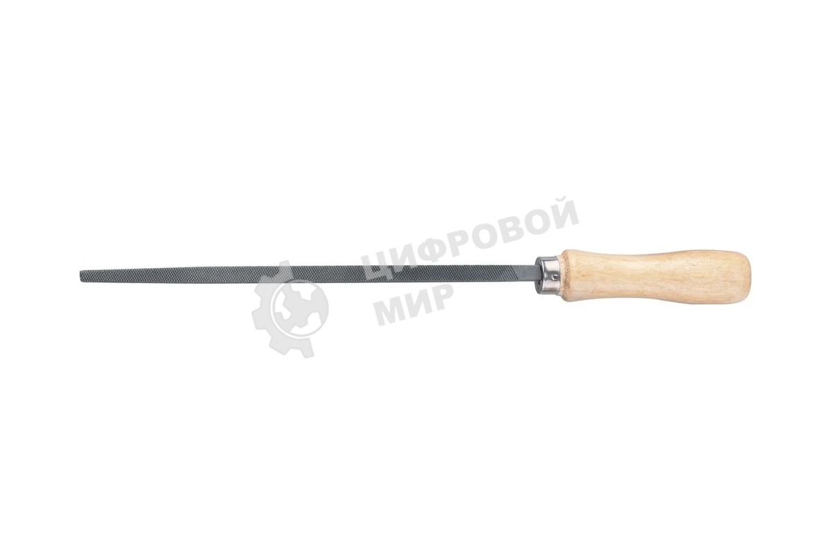 Напильник Сибртех 150 мм, квадратный, деревянная ручка