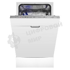 Встраиваемая посудомоечная машина HOMSAIR DW44L-2, серебристый, 44.8 см, 9 компл., 49 дБ, класс A++