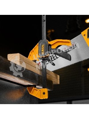 Струбцина Denzel F-образная, быстрозажимная, 150 х 55 мм, усиленный нейлоновый корпус