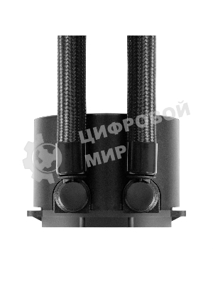 Комплект жидкостного охлаждения ExeGate BlackWater-120V3.PWM.RGb (RGb подсветка, LGA2066/2011/1366/1150/1151/1155/1156/1200/1700/1851/AM4/AM5/FM1/FM2/FM2+/AM2/AM2+/AM3/AM3+, TDP 150W, Fan 120мм 4pin PWM 600-1800RPM Hydro bearing, помпа 3pin 2700RPM, макс. шум 37db, с термопастой, на винтах, черный, Color Box)