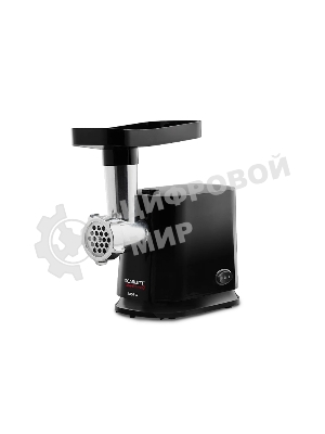 Мясорубка электрическая Scarlett SC-MG45S71 черный, 1800 Вт, 2.0 кг/мин, реверс, защита от перегрузки, насадки - 4