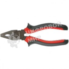 Плоскогубцы Matrix черный Nickel 200 мм, комбинированные, двухкомпонентные рукоятки