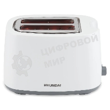 Тостер Hyundai HYT-2301 800 Вт, белый/серый