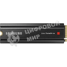 Накопитель SSD Samsung 980 PRO, 1TB, PCIe 4.0 x4, M.2 2280, NVMe, R/W 7000/5000, с радиатором
