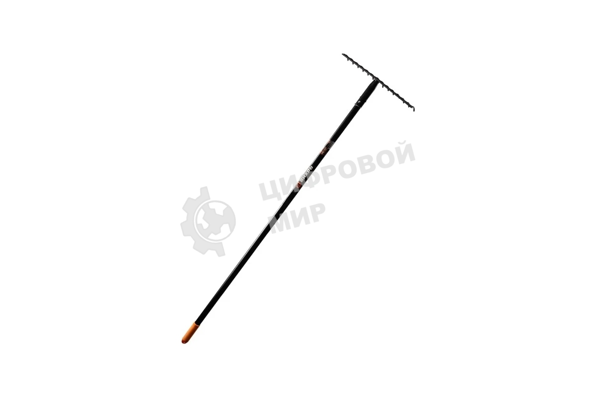 Грабли прямые ВИХРЬ 14 зубьев, сталь, с металлическим черенком 73/7/1/13