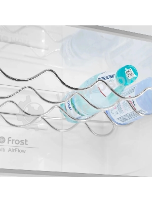 Холодильник Maunfeld MFF200NFWE белый, двухкамерный 271/106л морозилка снизу, No Frost