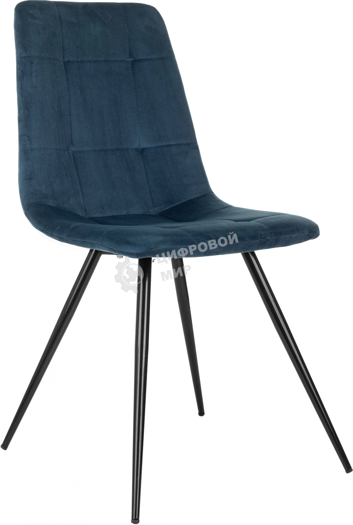 Стул для дома Бюрократ CH-K1_4 комплект 4 шт синий Holland 58 металл черный на ножках