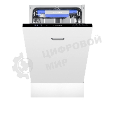 Посудомоечная машина Maunfeld MLP45230 Light Beam, белый, 44.8 см, 10 компл., 47 дБ, класс A++