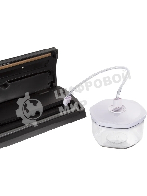 Вакуумный упаковщик Redmond RVS-M020 120Вт серебристый/черный