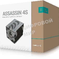 Кулер для процессора DEEPCOOL Assassin 4S черный, 140 мм, алюминий/медь, 1800 об/мин, 29.3 дБ, 4 pin, 250 Вт, 164 мм