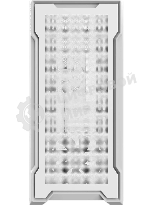 Компьютерный корпус Gigabyte C102W Gb-C102GI белый без БП M-ATX 5x120мм 4x140мм 2xUSB 3.0 audio bott PSU