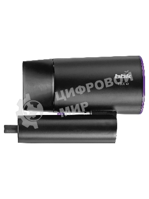 Фен BBK BHD1202 черный, 1200 Вт, компактный