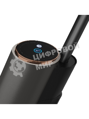 Пылесос вертикальный BQ VCA1006W Aqua Pro серый, питание от аккумулятора, 90 Вт, уборка суxая/влажная, пылесборник 0.75 л