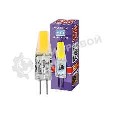 Лампа светодиодная JazzWay PLED-G4 COB 3Вт капсульная 5500К холодный белый G4 240лм 220В