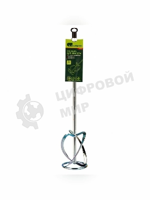 Насадка для миксера Сибртех, для тяжелых растворов,120 х 590 мм, оцинкованная,хвостовик резьба М14