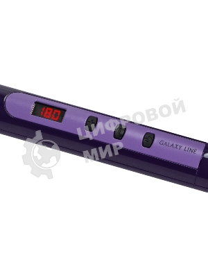 Щипцы для завивки волос Galaxy LINE GL4617 фиолетовый, 25 мм, 100-220 °C, 13 режимов