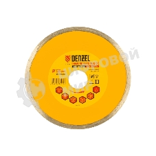 Диск Denzel алмазный отрезной сплошной, 125 х 22,2 мм 73120