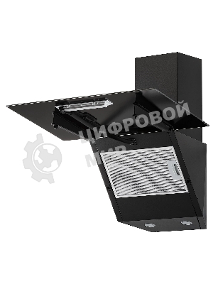 Наклонная вытяжка Krona HELGA 600 черный S