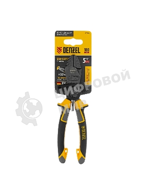Бокорезы усиленные Denzel 180 мм, трехкомпонентные рукоятки