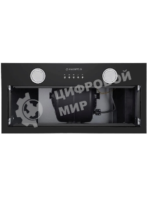 Вытяжка встраиваемая Maunfeld Trapeze 602M черный, 60 см, 1150 куб. м/ч, 54 дБ