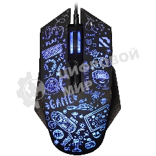 Мышь проводная игровая Smartbuy (SBM-745G-K) RUSH X15 серный