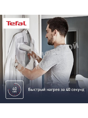 Отпариватель Tefal DT9130E0 белый/серебристый, 1600 Вт, 30 г/мин, 200 мл
