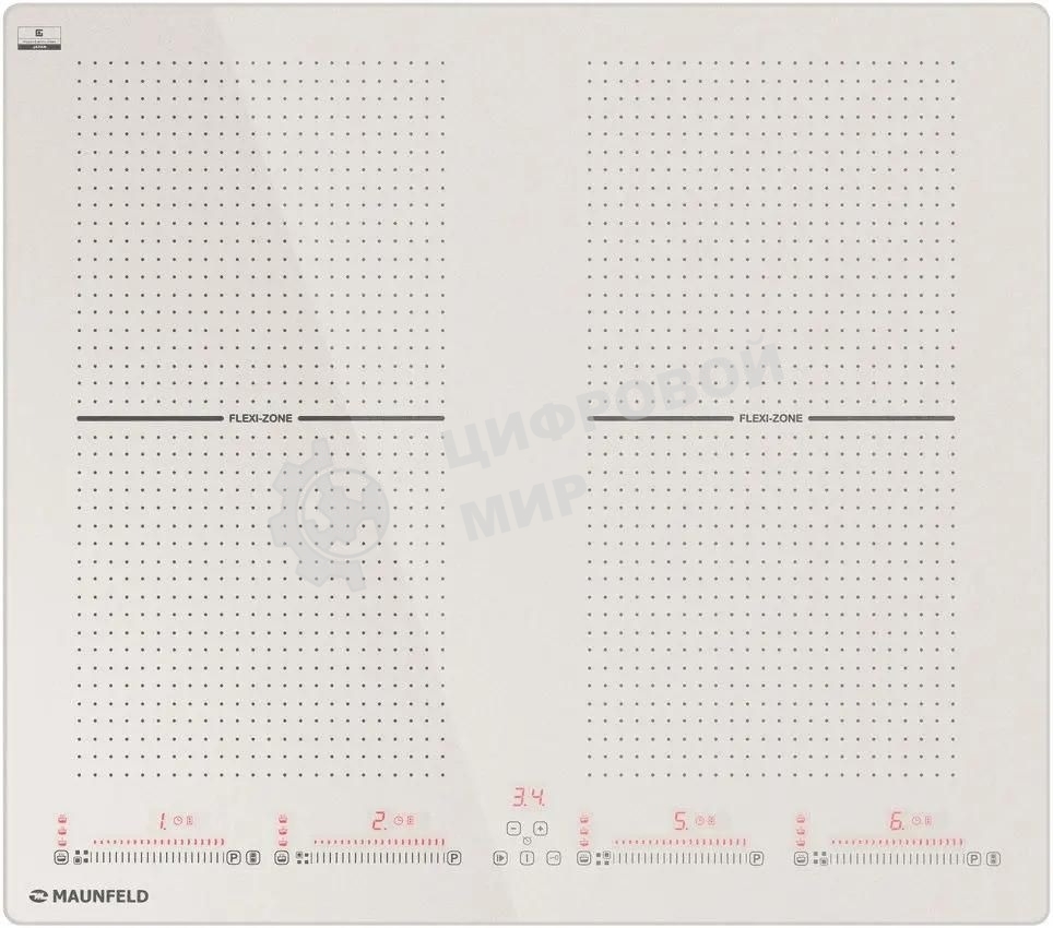Индукционная варочная панель Maunfeld CVI594SF2BG, конфорок: 4 шт., стеклокерамика, независимая, бежевый