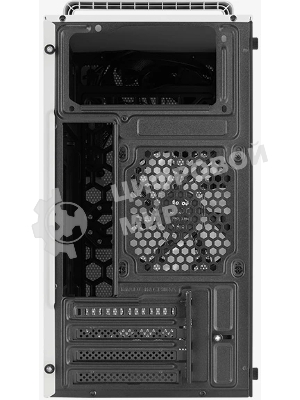 Корпус mATX AeroCool CS-109-G-WT-v1 4711099472383 белый, без БП, USB 3.0, 2*USB 2.0, HD Audio