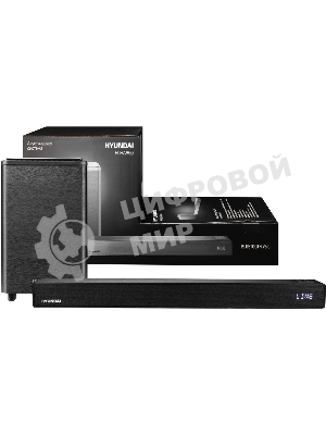 Микросистема Hyundai H-HA650 черный 150Вт FM USB BT SD/MMC/MS