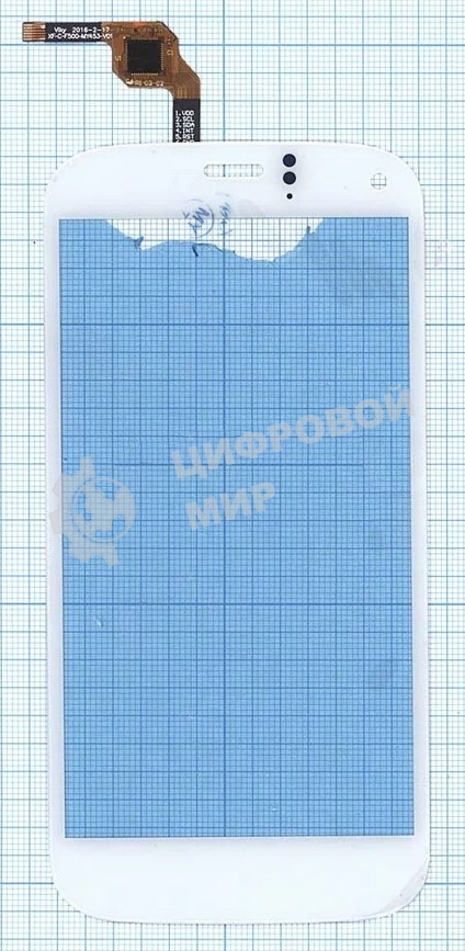 Сенсорное стекло (тачскрин) для Explay Dream, белое