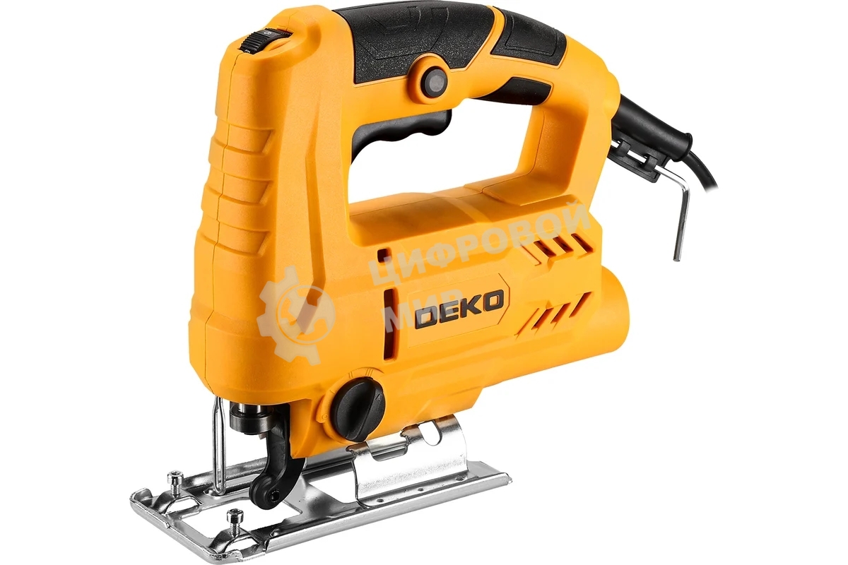 Лобзик электрический Deko DKJS850 850Вт 3000ходов/мин от электросети (кейс в комплекте)