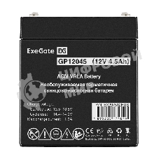 Аккумуляторная батарея ExeGate GP12045 (12V 4.5Ah, клеммы F2)