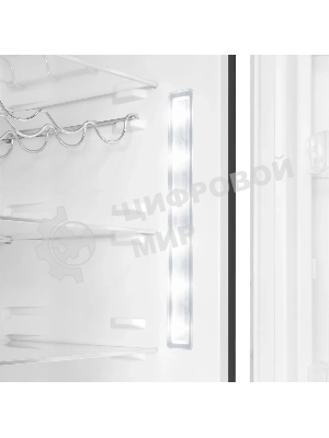 Холодильник Maunfeld MFF200NFWE белый, двухкамерный 271/106л морозилка снизу, No Frost