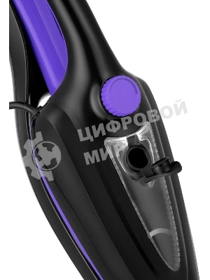 Швабра паровая Kitfort КТ-1051 1500Вт черный/фиолетовый