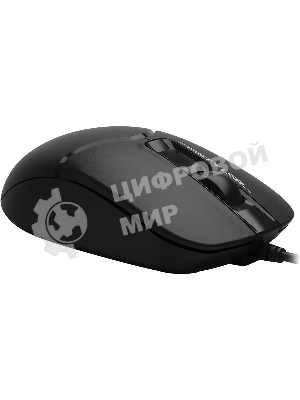 Мышь проводная A4Tech Fstyler FM12S черный, 1200 dpi, USB, кнопки - 3